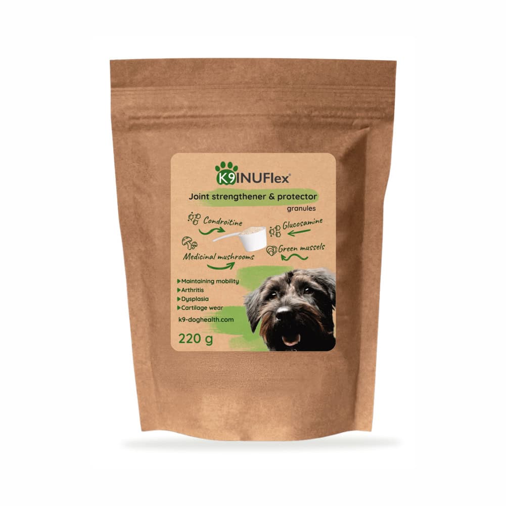 K9 INUFlex® joint and cartilage support supplement for dogs – product packaging